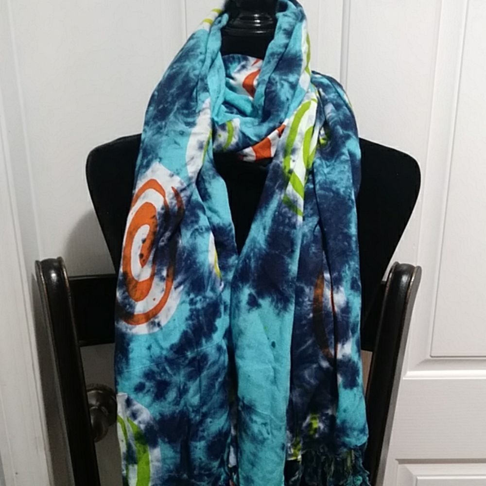 Gorgeous Tie Dye Scarf